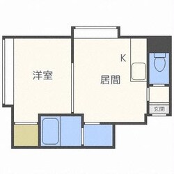 カーサ山鼻の物件間取画像